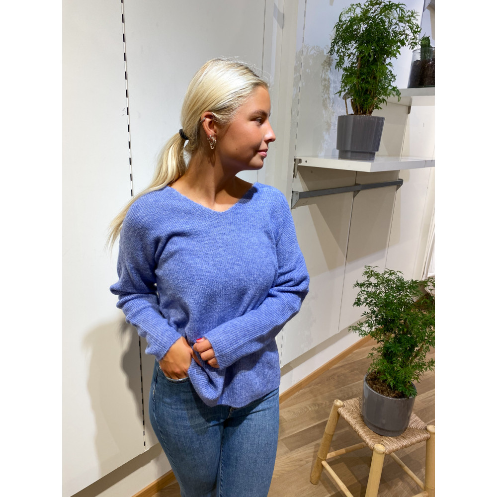 VMCREWLEFILE BLOUSE V-NECK