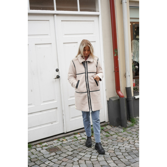 JDYFROSTY TEDDY LONG JACKET