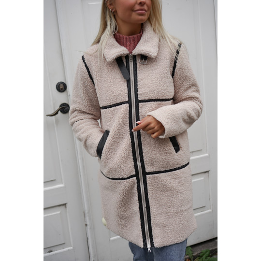 JDYFROSTY TEDDY LONG JACKET