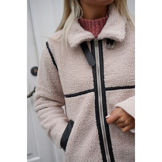 JDYFROSTY TEDDY LONG JACKET