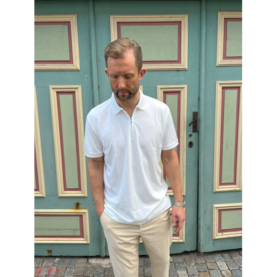 SLHFAVE ZIP SS POLO NOOS