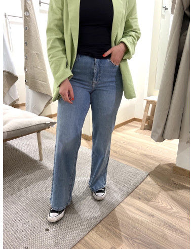 ONLMADISON BLUSH HW WIDE DNM CRO371 NOOS