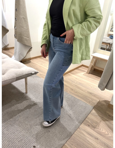 ONLMADISON BLUSH HW WIDE DNM CRO371 NOOS