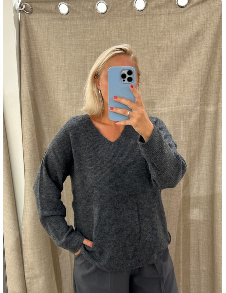 VMCREWLEFILE BLOUSE V-NECK