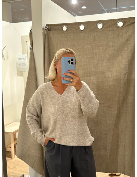 VMCREWLEFILE BLOUSE V-NECK