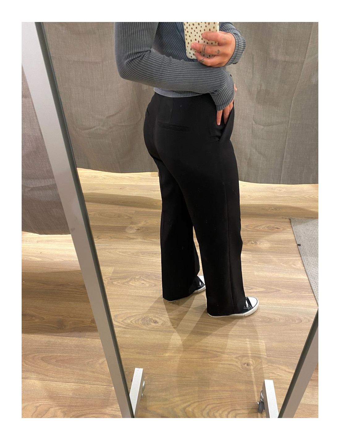 Pantaloni Donna Jxellis Wide HW - Vita Alta, Tessuto Misto Poliestere-viscosa, Stile Casual - Foto 3