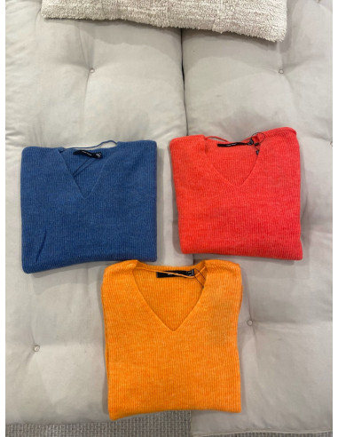 VMCREWLEFILE BLOUSE V-NECK