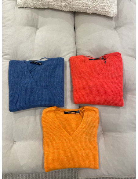 VMCREWLEFILE BLOUSE V-NECK