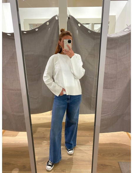 ONLMADISON BLUSH HW WIDE DNM NOOS