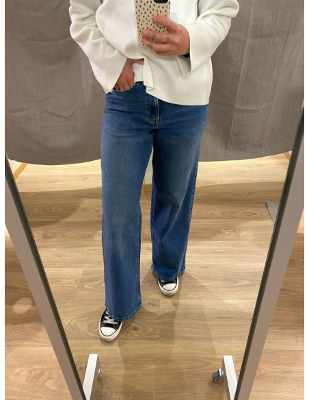 ONLMADISON BLUSH HW WIDE DNM NOOS