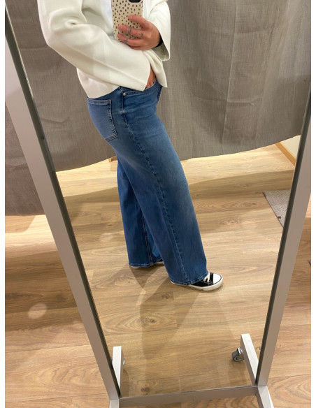 ONLMADISON BLUSH HW WIDE DNM NOOS