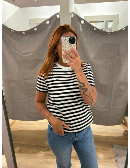PCRIA SS TEE STRIPES NOOS