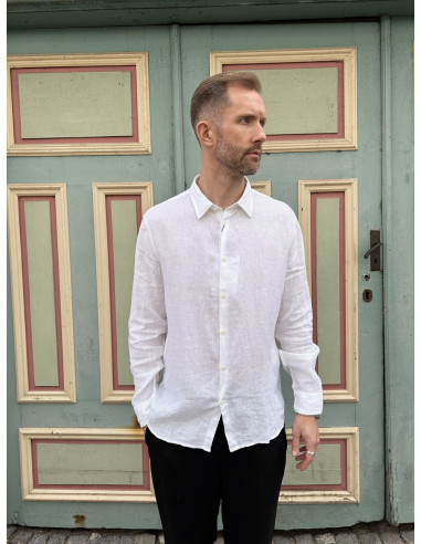 SLHREGKYLIAN-LINEN SHIRT LS CLASSIC