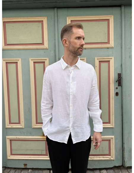 SLHREGKYLIAN-LINEN SHIRT LS CLASSIC