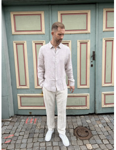 SLHREGKYLIAN-LINEN SHIRT LS CLASSIC 2