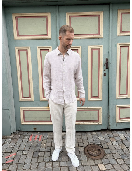 SLHREGKYLIAN-LINEN SHIRT LS CLASSIC