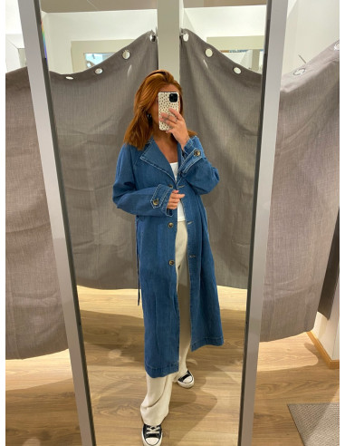 ONLMALOU BELTED TRENCH DNM GUA FW |