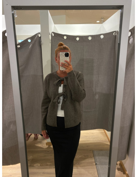 PCSILLY LS REVERSIBLE TIE KNIT