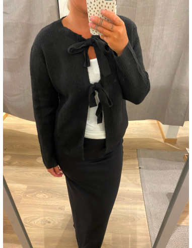 PCSILLY LS REVERSIBLE TIE KNIT