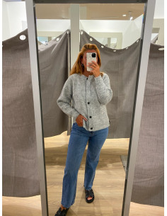 SLFLULU LS KNIT SHORT CARDIGAN 2