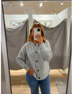 SLFLULU LS KNIT SHORT CARDIGAN 2