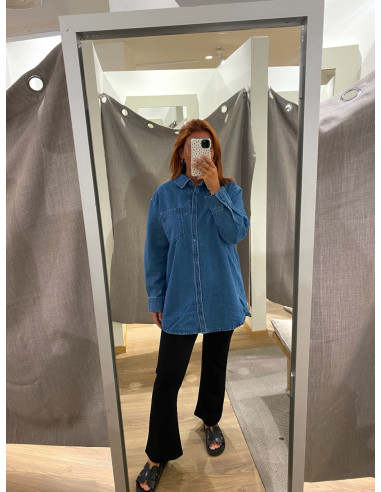 PCMAISIE LS DENIM SHIRT