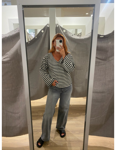 ONLMADISON BLUSH HW WID DNM NOOS