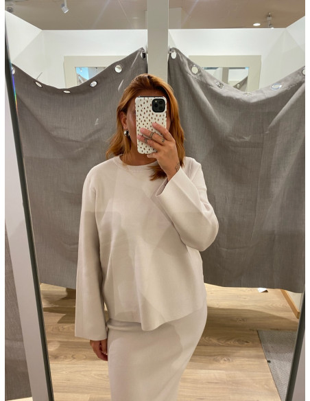 OBJREYNARD SQUARE SLEEVE O-NECK NOOS