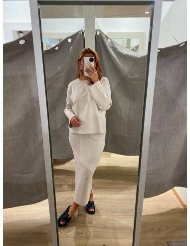 OBJREYNARD SQUARE SLEEVE O-NECK NOOS