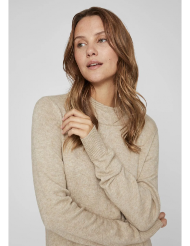 VIRIL CREW NECK L/S MIDI DRESS