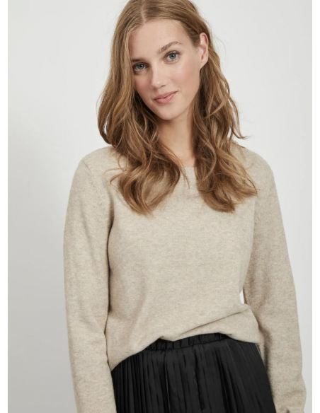 VIRIL O-NECK KNIT TOP