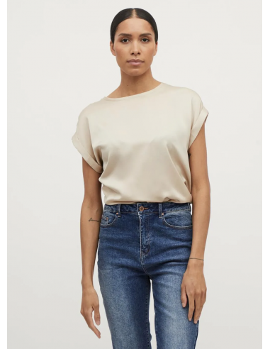 VIELLETTE SATIN TOP