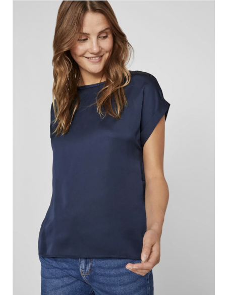 VIELLETTE SATIN TOP