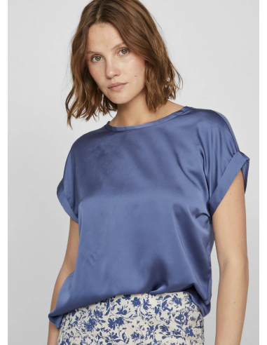 VIELLETTE SATIN TOP