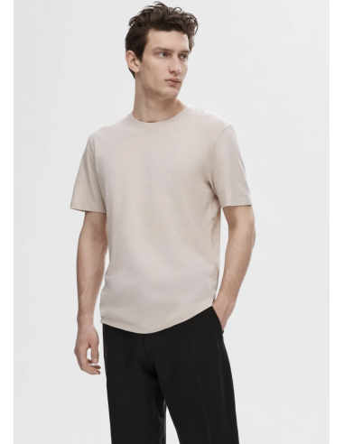 SLHASPEN SLUB SS O-NECK TEE NOOS