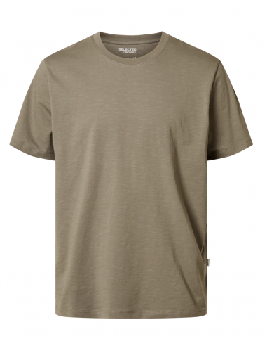 SLHASPEN SLUB SS O-NECK TEE NOOS