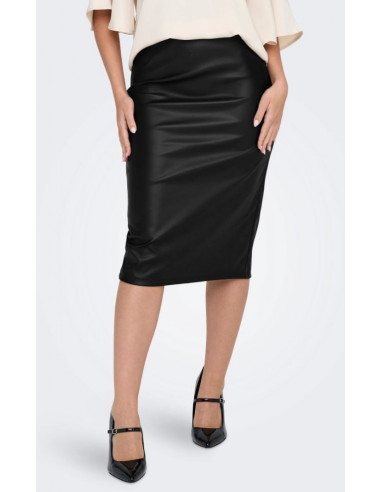 JDYSOYA MIDI PU SKIRT JRS