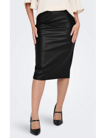 JDYSOYA MIDI PU SKIRT JRS