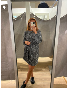 VMBELLA LS BOATNECK SHORT DRESS 2