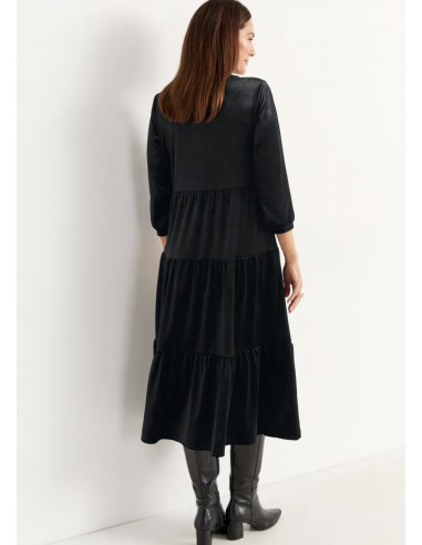 Cellbes Vilma velvet tiered dress