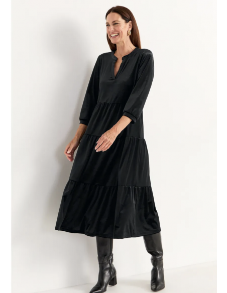 Cellbes Vilma velvet tiered dress