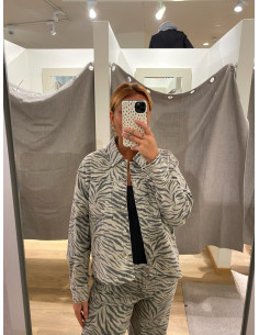 JXSARAH ZEBRA OVERSHIRT PNT