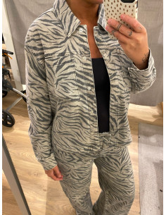 JXSARAH ZEBRA OVERSHIRT PNT 2