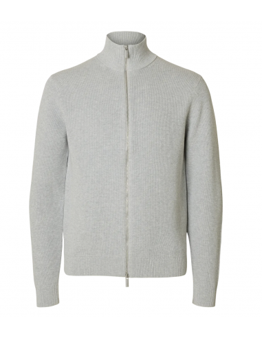 SLHDANE LS KNIT STRUCTURE FULL ZIP NOOS