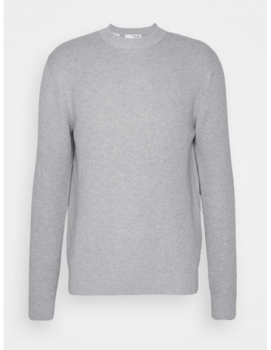 SLHDANE LS KNIT STUCTURED CREW NECK NOOS
