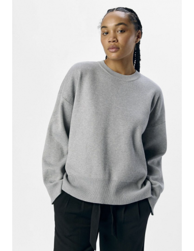 OBJELLY L/S OZ O-NECK KNIT