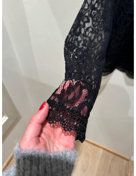 ONLNEW KARO LS LACE TOP