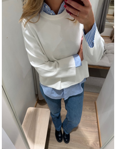 OBJREYNARD SQUARE SLEEVE O-NECK NOOS