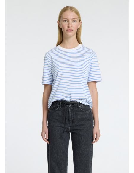 SLFESSENTIAL SS STRIPED BOXY TEE NOOS