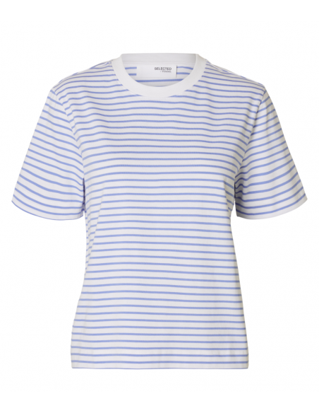 SLFESSENTIAL SS STRIPED BOXY TEE NOOS